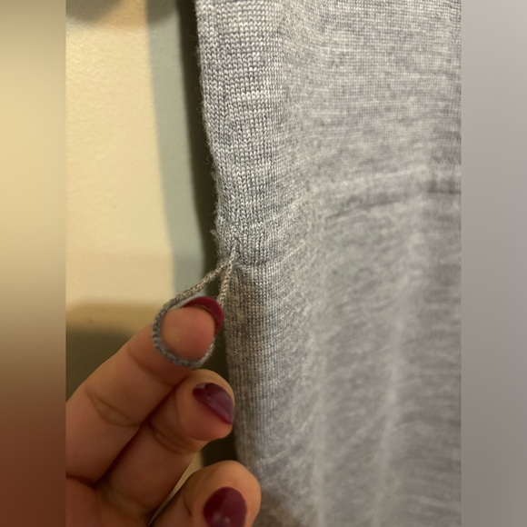 CYNTHIA ROWLEY Merino Wool Lightweight Knit Dress - Picture 2 of 5